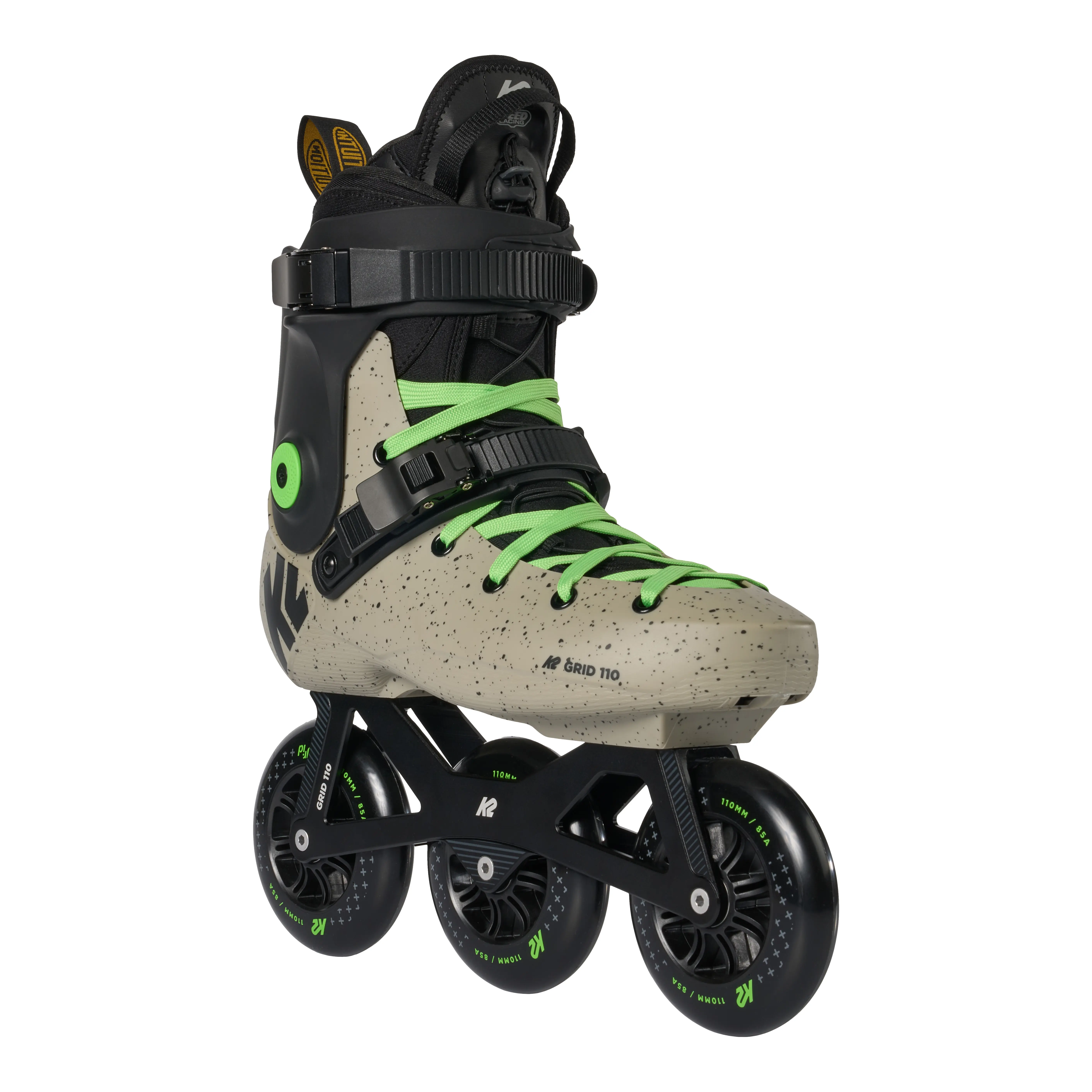 Grid 110 Khaki Green Freeskates