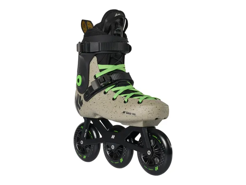 Grid 110 Khaki Green - Freeskates