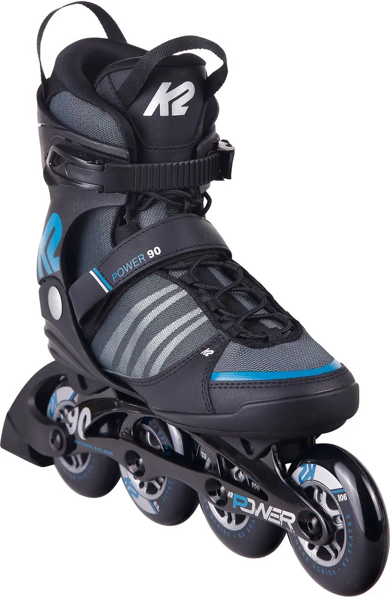 Power 90 Blue Grey Fitness Tour Skates