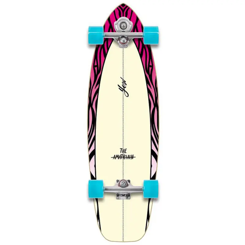 Amatriain White red 33.5" - Surfskate Complete