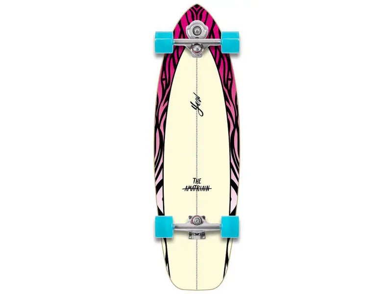 Amatriain White red 33.5" - Surfskate Complete 