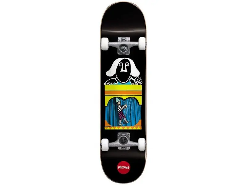 Puppet Master Black 8.125" First Push - Skateboard Complete