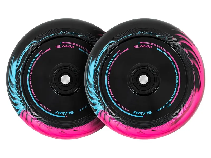 Swirl hollow core Black Blue Pink - Step Wielen 