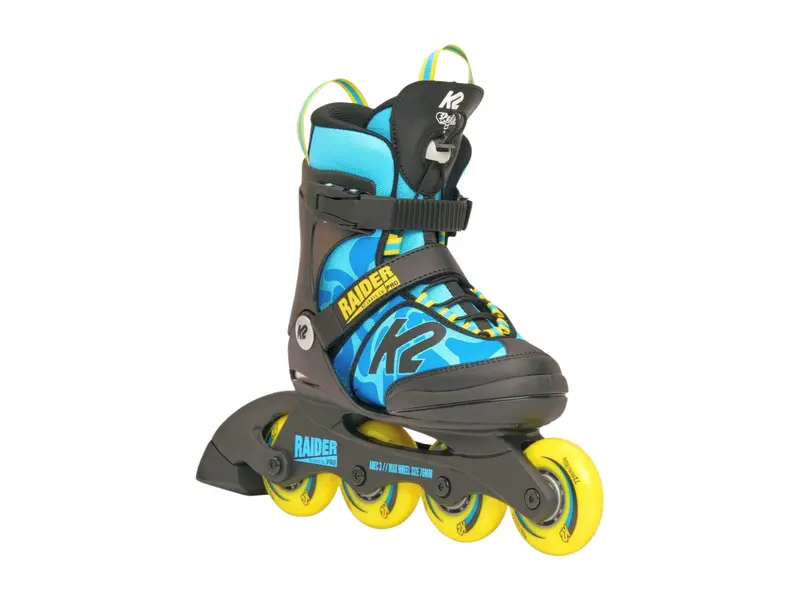 Raider Pro Blue Yellow - Verstelbare Kinderskates