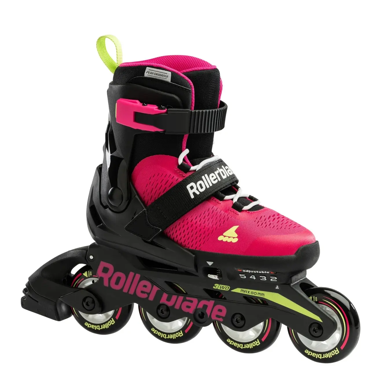 Microblade Pink/Light Green - Verstelbare Kinderskates