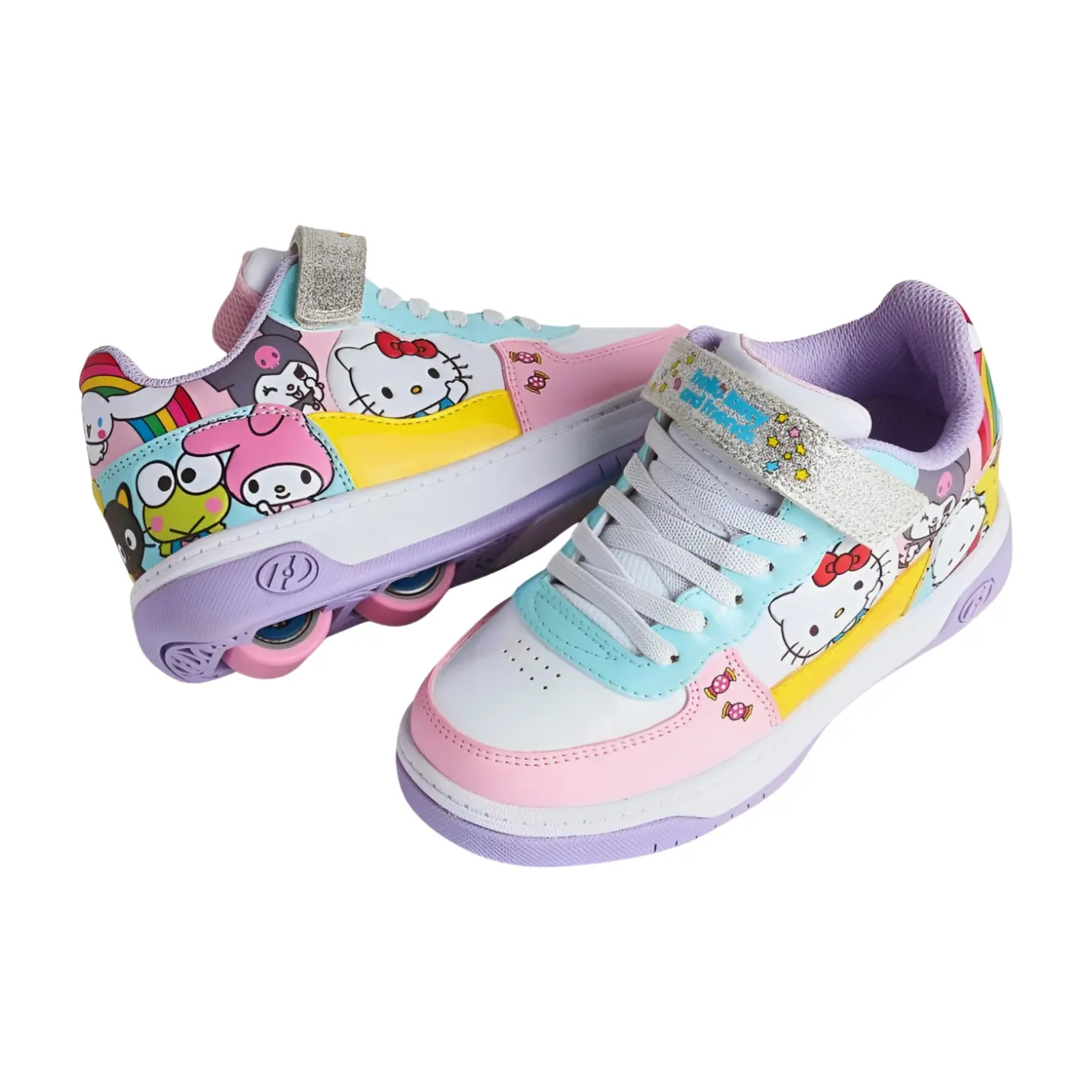 Hello Kitty lt Pink Lavender Multi - Rolschoenen