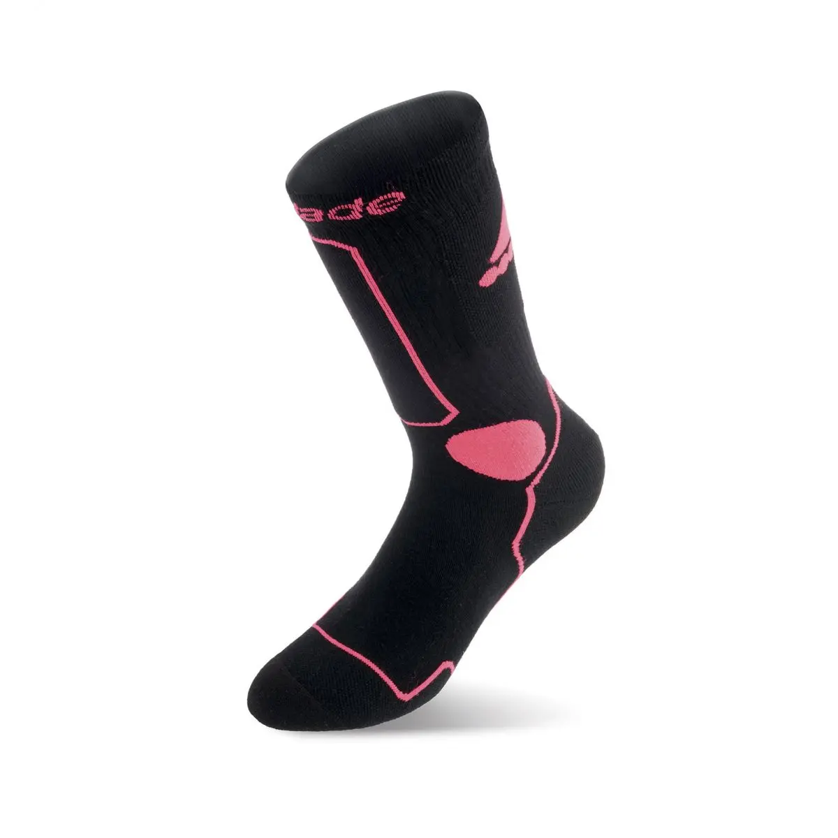 Skate Socks Black Pink Skate Sokken