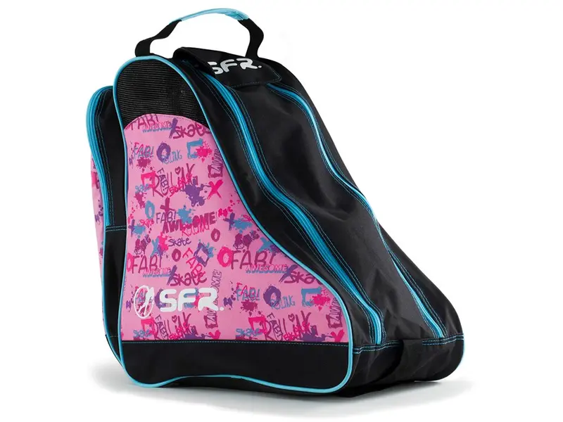 Designer Ice & Skate Bag Pink Graffiti - Schoudertas