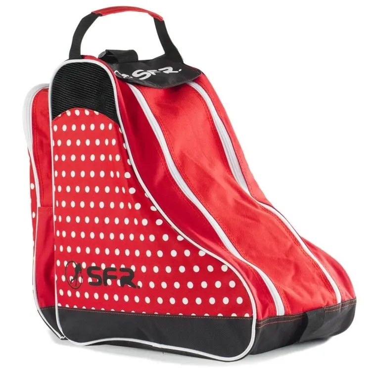 Dots Ice Skate Bag Red Draagtas