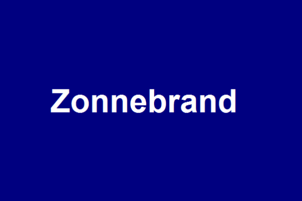 Zonnebrand