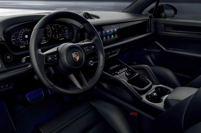 Porsche Taycan en Cayenne Black Edition