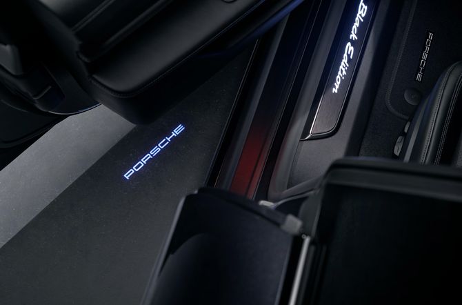 Porsche Taycan en Cayenne Black Edition
