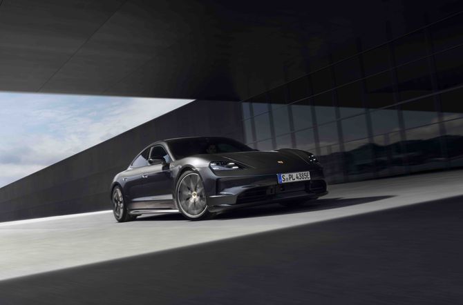 Porsche Taycan en Cayenne Black Edition