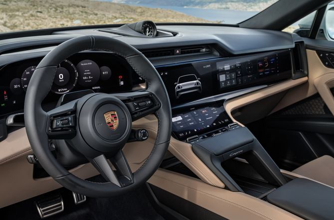 Porsche onthult de nieuwe Cayenne Coupé Electric.