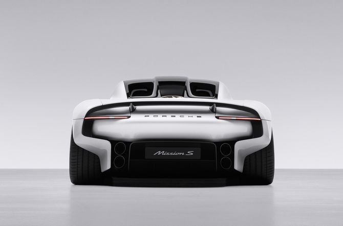 Porsche Mission S foto collage