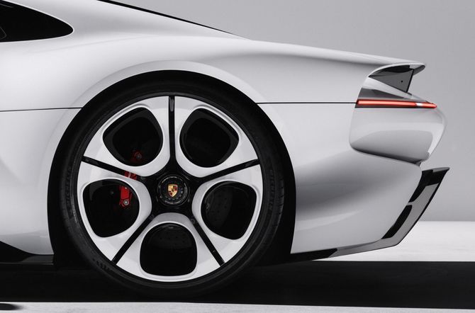Porsche Mission S foto collage