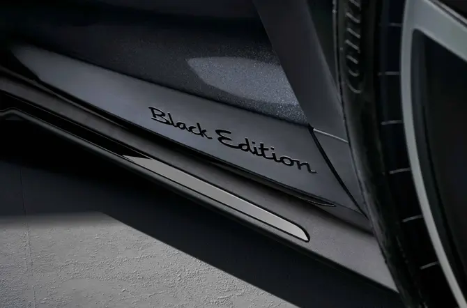 Porsche Taycan en Cayenne Black Edition
