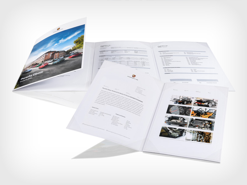 Porsche Classic Technisch Certificaat