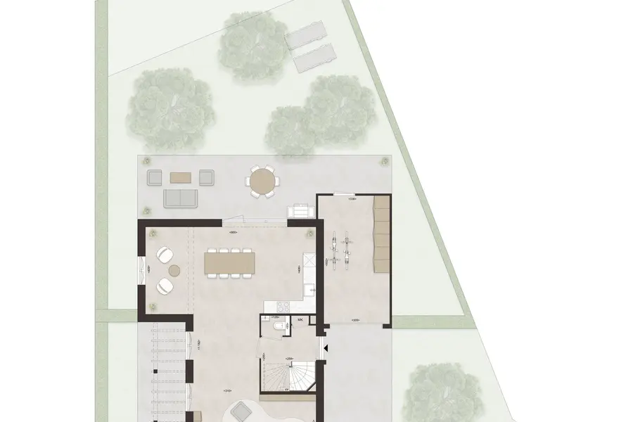 F60 - Vrijstaande villa met uitbouw, bouwnummer 36