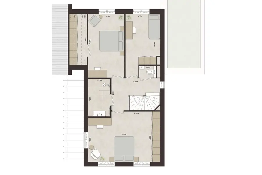 F60 - Vrijstaande villa met uitbouw, bouwnummer 36