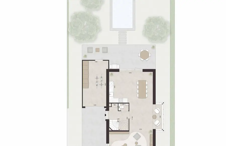 F60 - Vrijstaande villa met erker/zwembad, bouwnummer 46