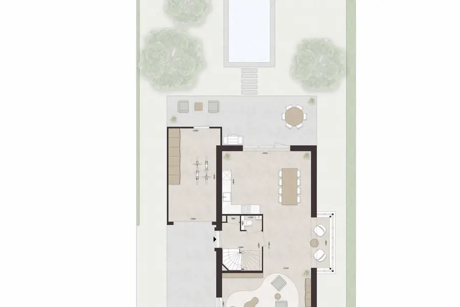 F60 - Vrijstaande villa met erker/zwembad, bouwnummer 46