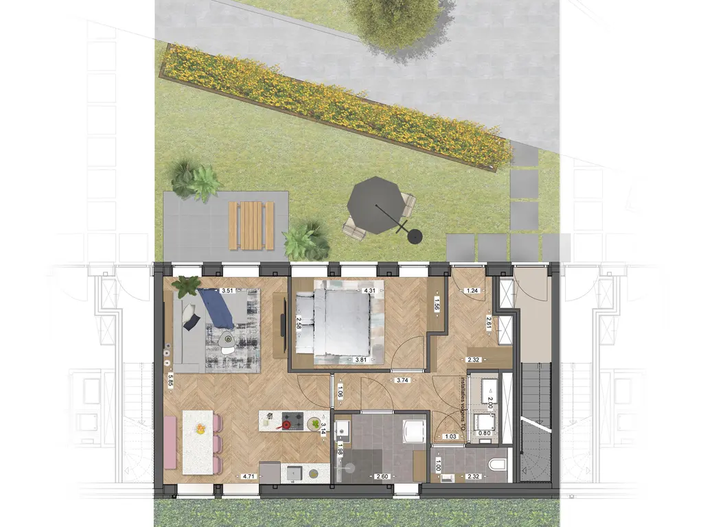 Stadswoning Laag, Bouwnummer 100, GOUDA