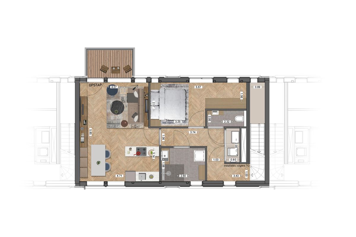 Stadswoning Hoog, Bouwnummer 102