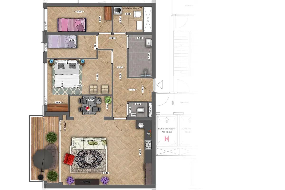 Appartement L2, Bouwnummer 17
