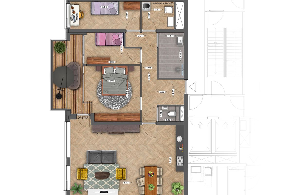 Appartement L1, Bouwnummer 12