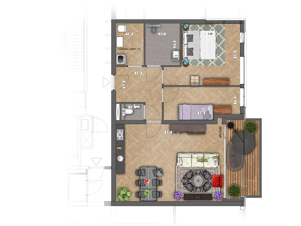 Appartement M3 , GOUDA