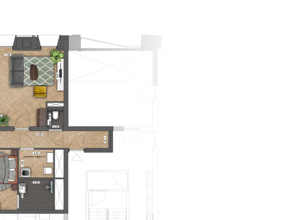 Appartement M2 , GOUDA