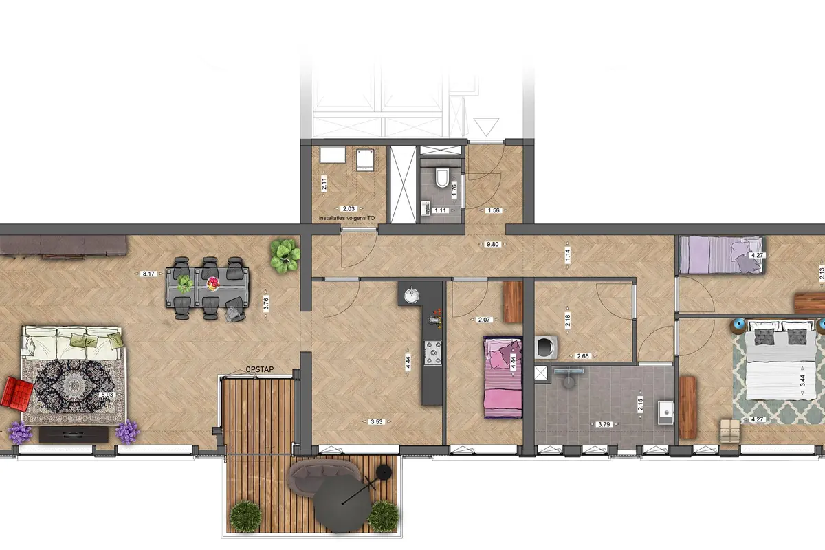 Appartement XL2, Bouwnummer 95