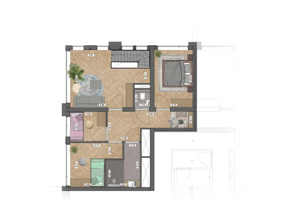 Appartement XL3, Bouwnummer 89