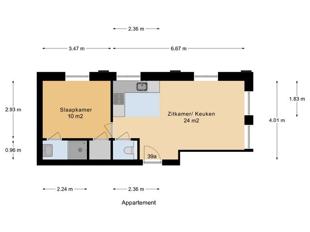 Hoge Gouwe 39A, Bouwnummer 2, GOUDA