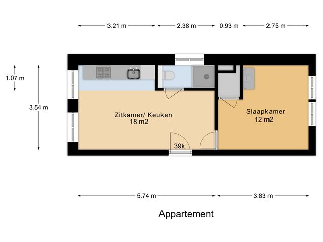 Hoge Gouwe 39K, Bouwnummer 11, GOUDA