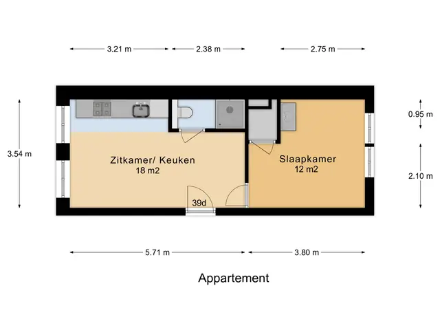 Hoge Gouwe 39D, Bouwnummer 5, GOUDA