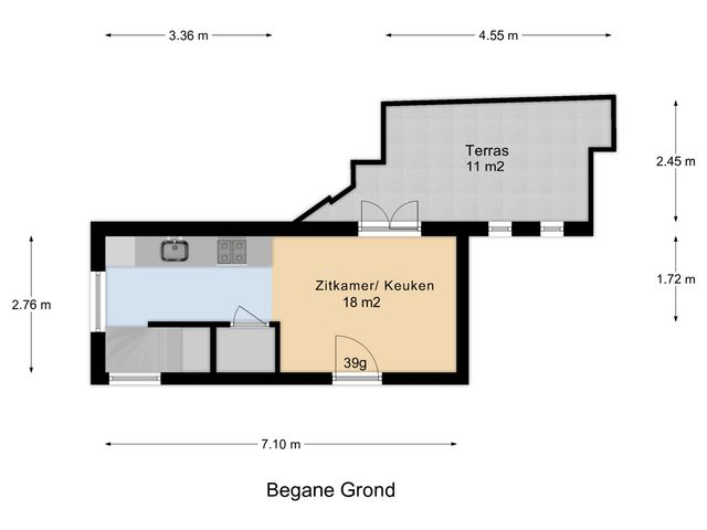 Hoge Gouwe 39G, Bouwnummer 8, GOUDA