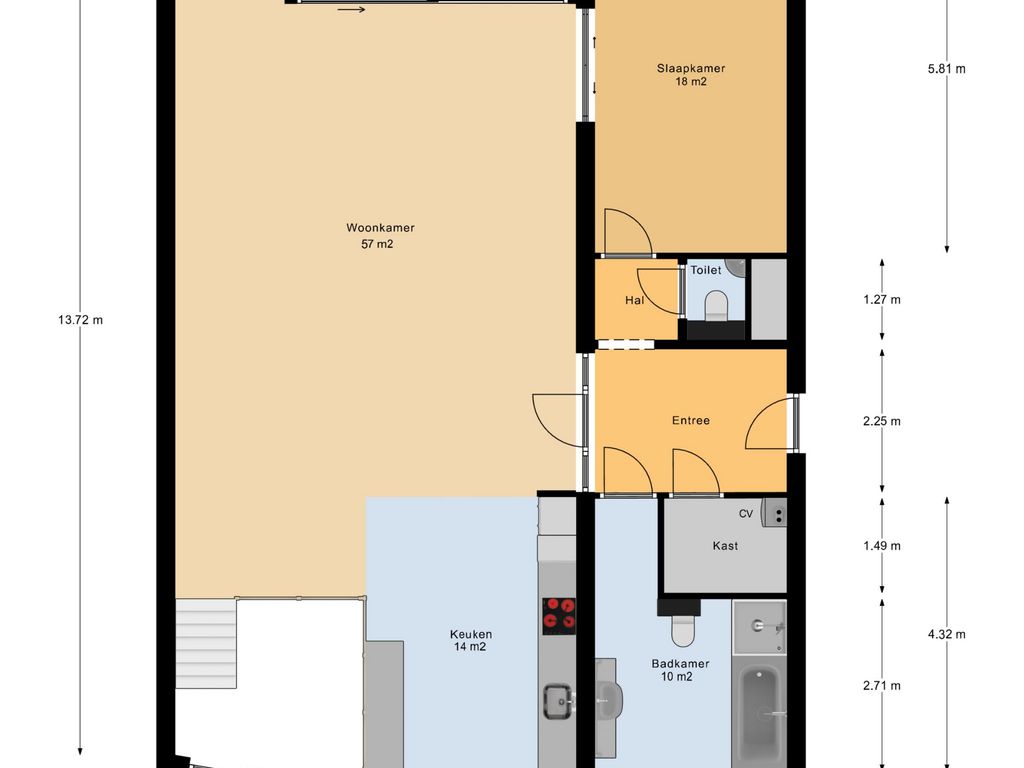 Breevaarthoek 38, GOUDA