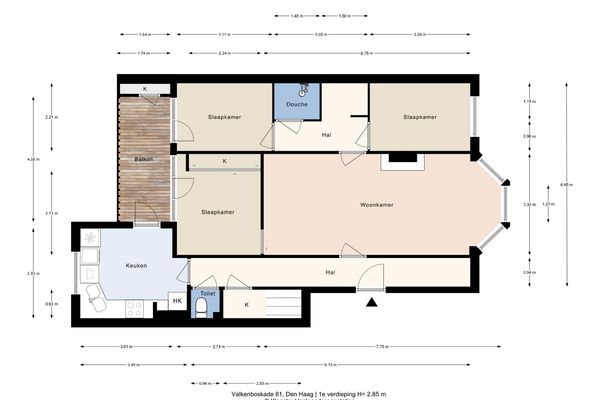 Valkenboskade 81, Den Haag