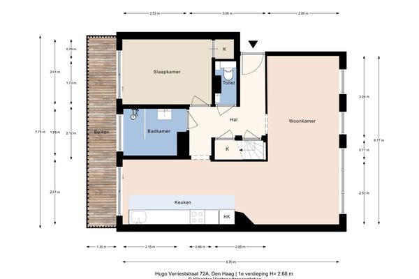 Hugo Verrieststraat 72A, Den Haag