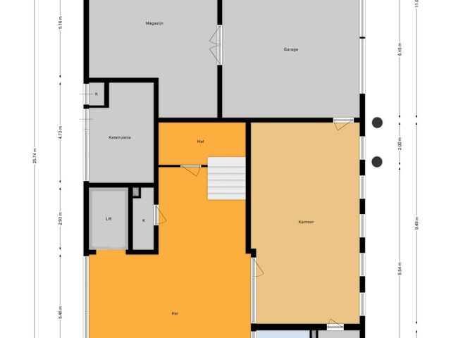 Plattegrond van Dijkweg 66