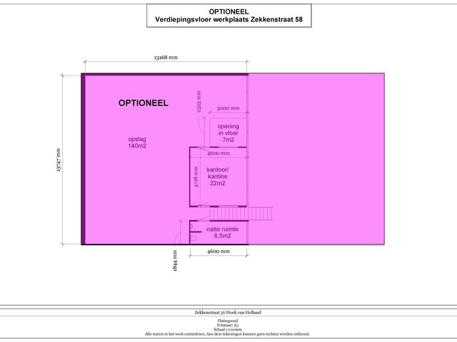 Plattegrond van Zekkenstraat 56