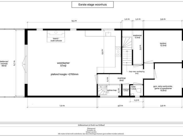 Plattegrond van Zekkenstraat 56