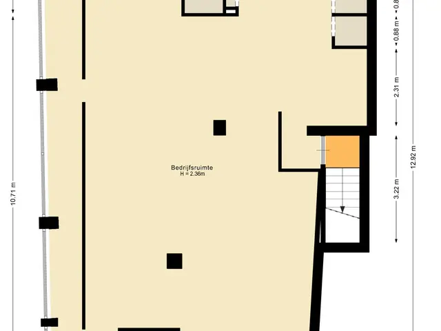 Plattegrond van Langestraat 56