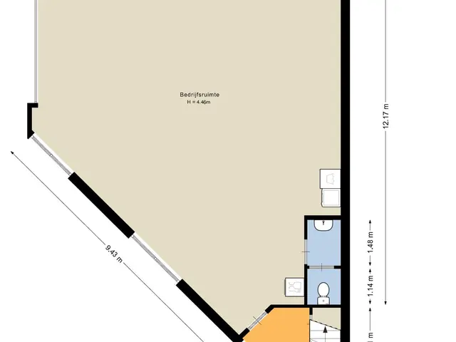 Plattegrond van Nobelstraat 2BU1