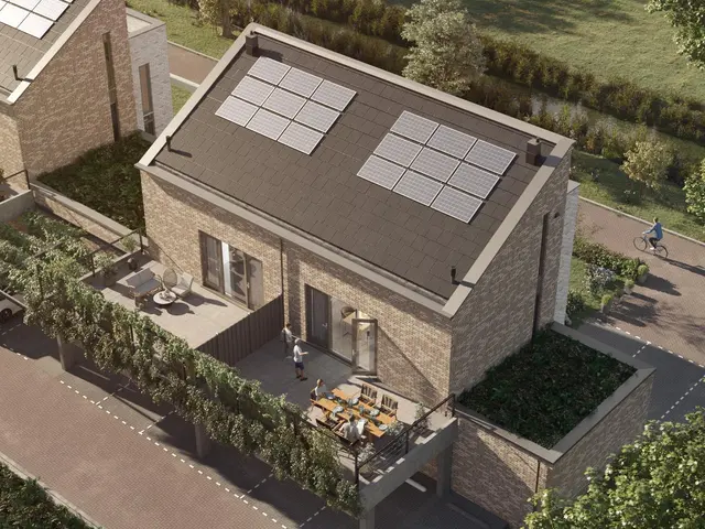 Foto van Waelzicht geschakelde twee-onder-een kapwoningen