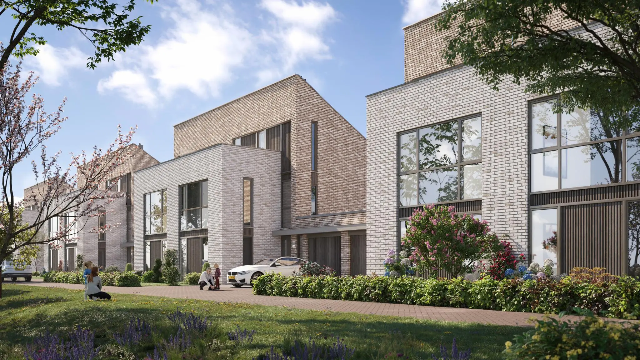C1 - geschakelde twee-onder-een kapwoningen