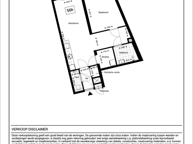 Plattegrond van Zeesluisweg, Bouwnummer 