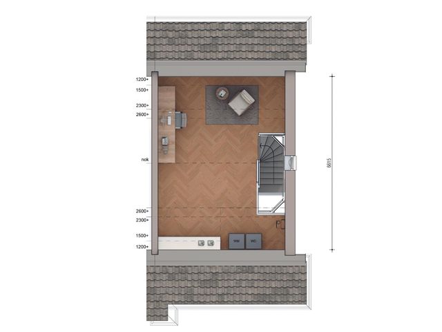 Plattegrond van Familiewoning, Bouwnummer 231